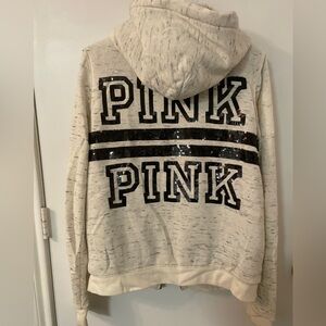 PINK Victoria’s Secret faux fur full zip L